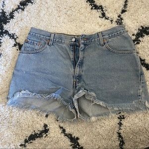 Levi Denim Cutoffs